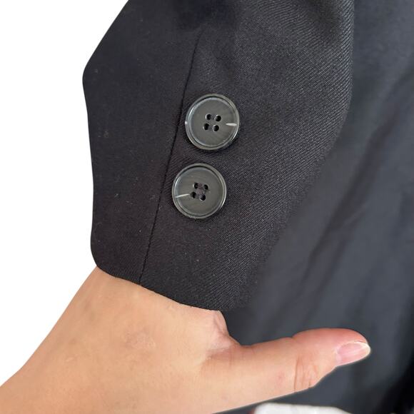 Vintage WAH Maker Black Rifle Frock Coat Mens Sz 42 Black Western Pioneer Duster - Picture 13 of 16